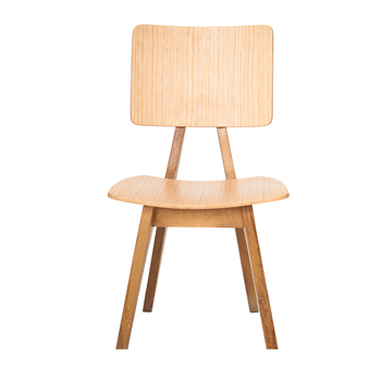 Rustic Wood Chair Angle 3